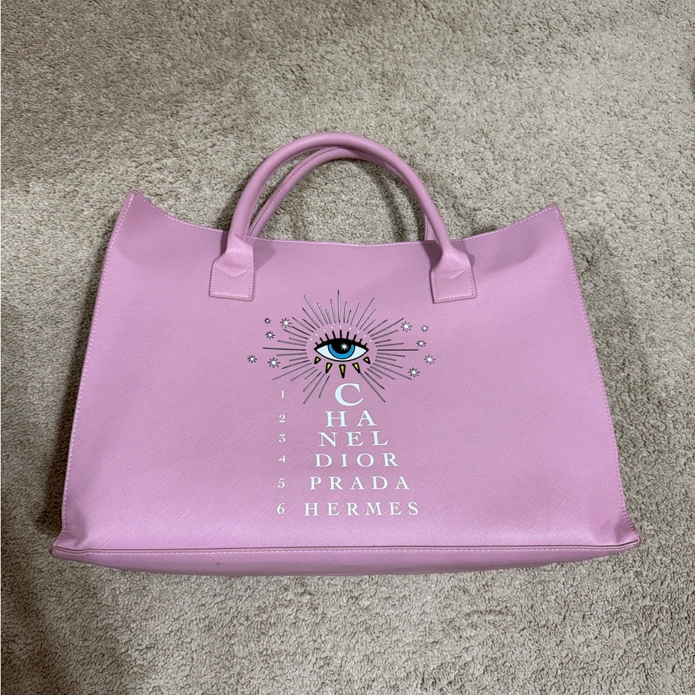 Pink Designer Tote Bag